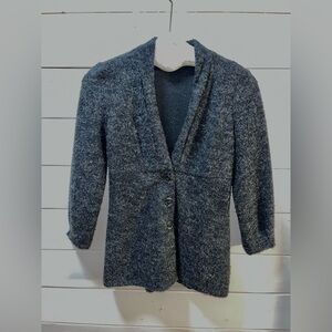 OU EMPEREUR OU RIEN Montréal – Textured Grey Blazer – Size S
